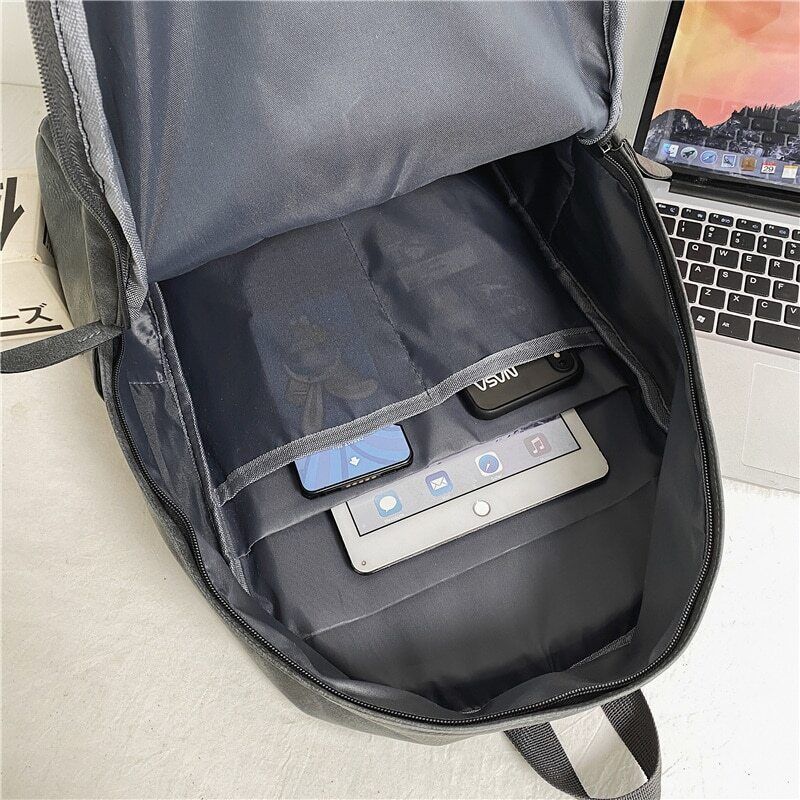 Women Man Backpack Leather Men's Backpacks Girl Back Pack Laptop Bag Travel Bag