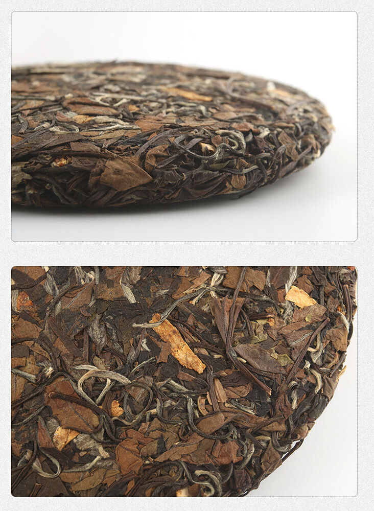 Fuding White Tea Chenpi Shoumei Tea Cake High Mountain Sun-dried Tea 350g