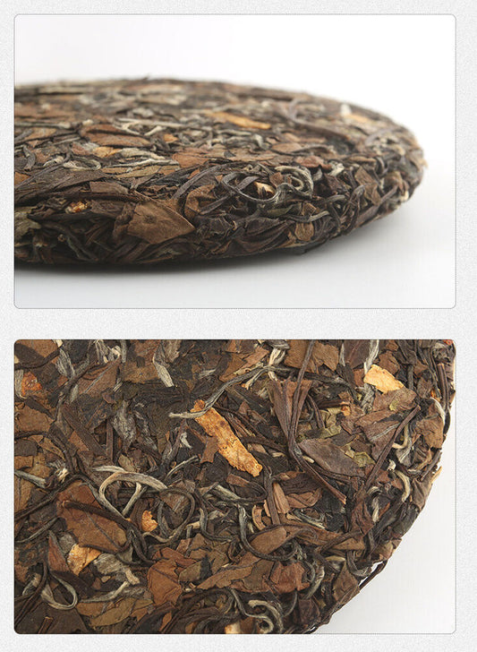 Fuding White Tea Chenpi Shoumei Tea Cake High Mountain Sun-dried Tea 350g