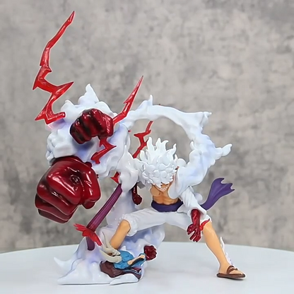 Anime One Piece Sun God Nika, Luffy's Gear 5 Action Figure PVC Model Statue Toys