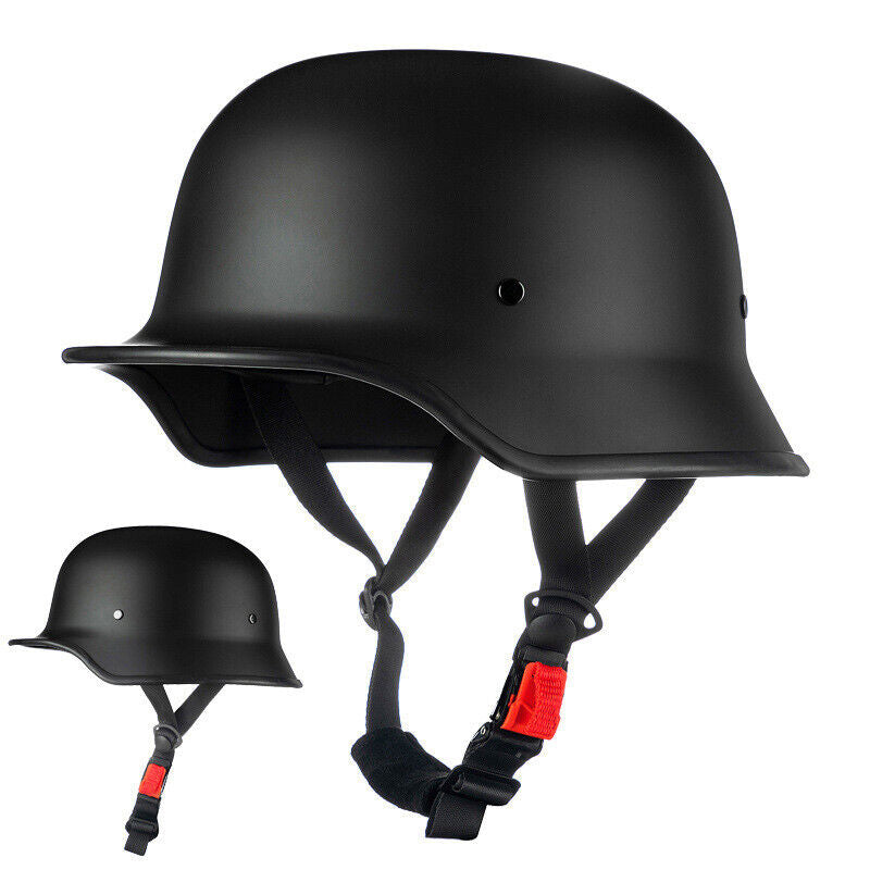Retro German Style Motorcycle Half Helmet Men Women Helmet Duck Helmet Gift DOT