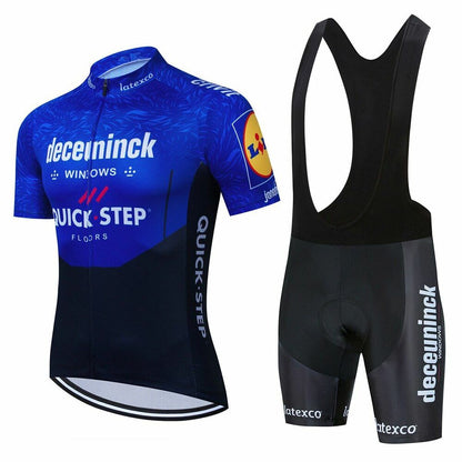 Cycling Jersey Set Quick Step Team Clothing Road Bike Suit Bicycle Bib Short MTB