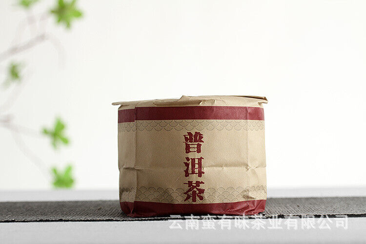 Yunnan Pu'er Tea 2021 Big Tree Old Tree Tea 100g Brown Ripe Cake (Chong)