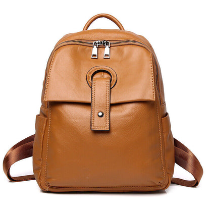 Top Cow Leather Bag, Desinger Soft Leather Women' Backpack Travel Bag School Bag