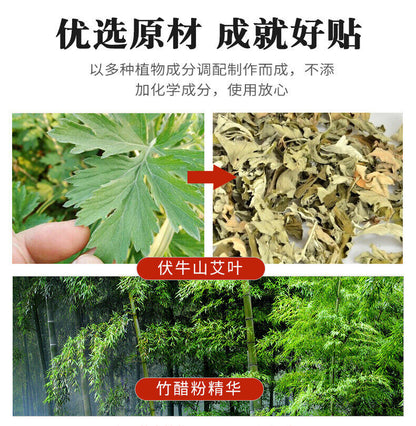 50pcs Chinese Moxibustion Hot Compression Wormwood Foot Patch Moxa Plaster 艾灸艾草