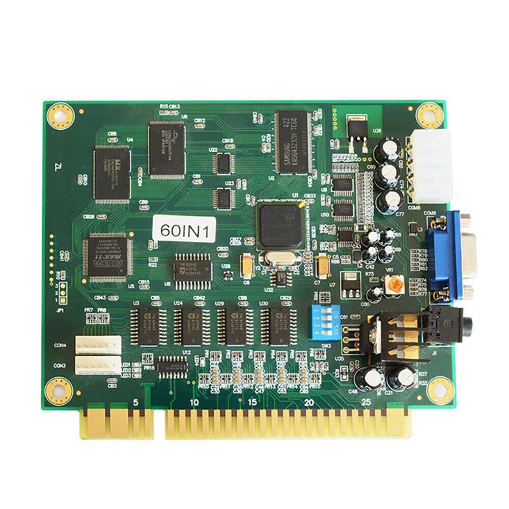 60 In 1 Console Motherboard PCB Board Output for Classic Jamma Arcade Video Game