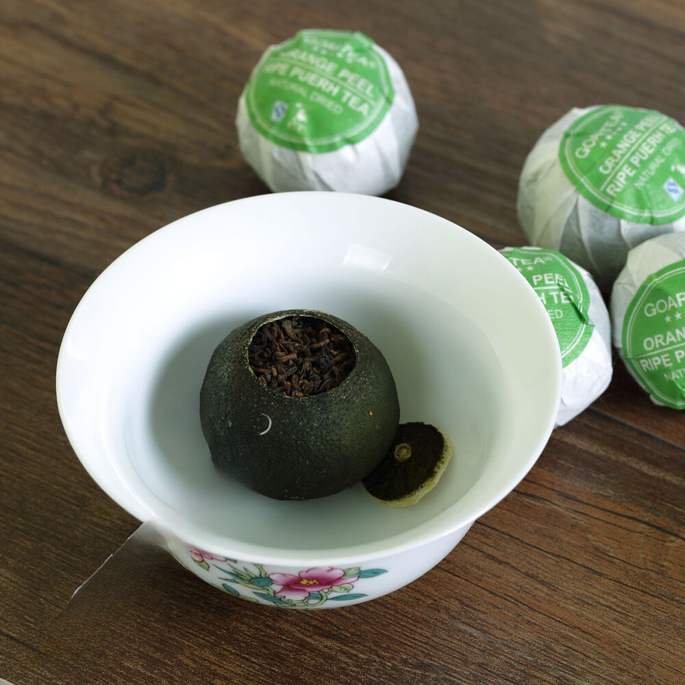 HELLOYOUNG 100g/3.52oz Nonpareil Supreme Orange Peel Chenpi Citru Puer Ripe Tea
