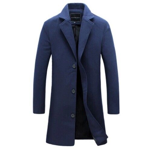 Men Jackets Men Slim Fits Coats Business Mens Long Winter Outwears