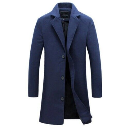 Men Jackets Men Slim Fits Coats Business Mens Long Winter Outwears