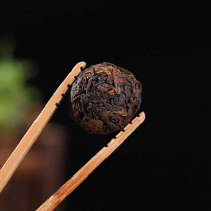 Handmade pearl YunNan YiWu puerh tea mini pu-erh puerh tuo tea cooked puerh