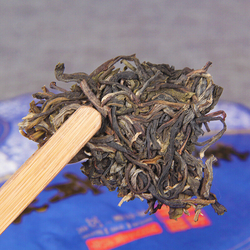 357g Yunnan Puer Raw Tea 普洱生茶 古六大茶山之首革登青饼早春古树茶生普357g