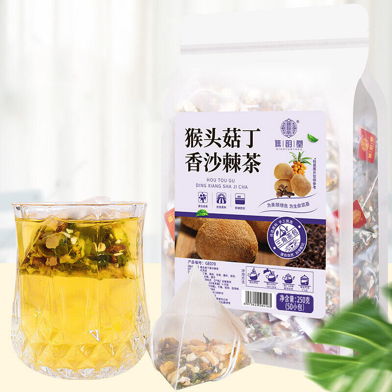 250g/ Bag Ericium Mushroom Clove Sea Buckthorn Tea Clove Yam Buddha's Hand Tea