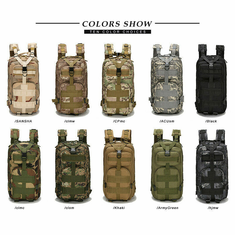 Backpack Outdoor Tactical Backpack Military Pack Camo Backpack Traveling bags