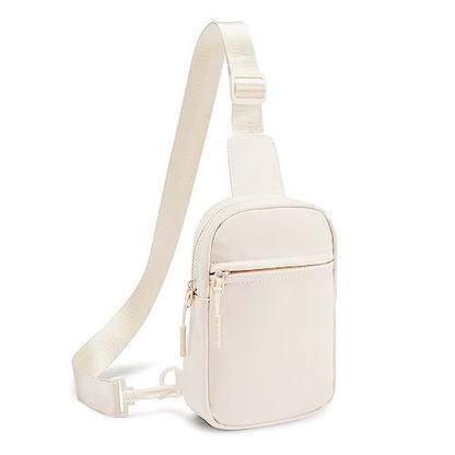 CHOLISS Small Sling Bag for Women and Men, Crossbody Bags Small, 02 Beige