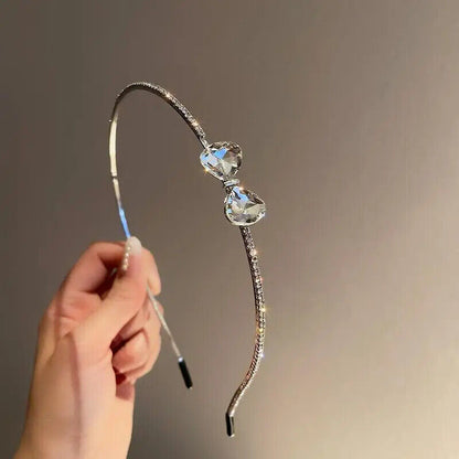 Women Headband Hair Accessories Shiny Rhinestone Crystal Party Elegant Headpiece