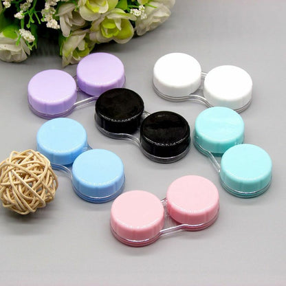 Contact Lenses Box Color Lenses Tweezers Case Travel Kit Holder Container Unisex