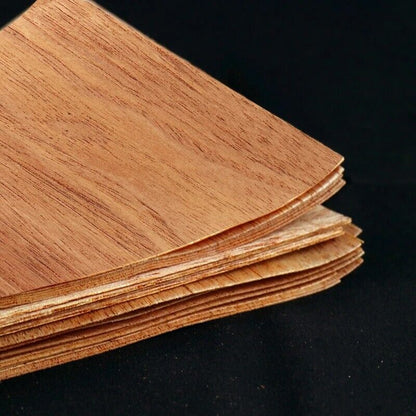 Cigar Humidor Box Spanish Cedar 5Pcs Wood Paper Veneer Cigarette Cases Accessory