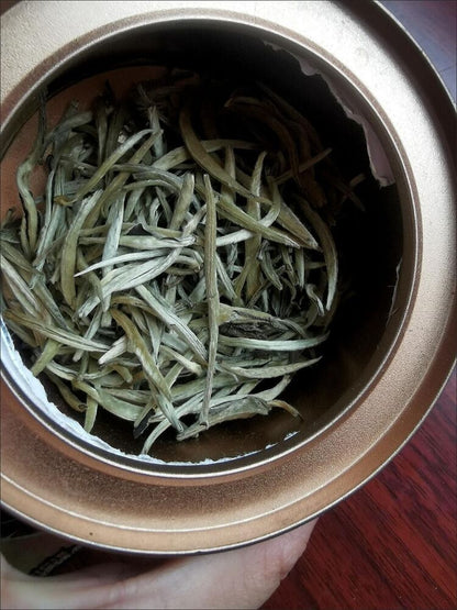 Bai Hao Yin Zhen Tea Chinese Organic Silver Needle White Loose Leaf Buds 白毫银针茶