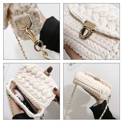 Women's Bag Woven Tote Bag Ladies Single Crossbody Bags Women Shoulder Bags