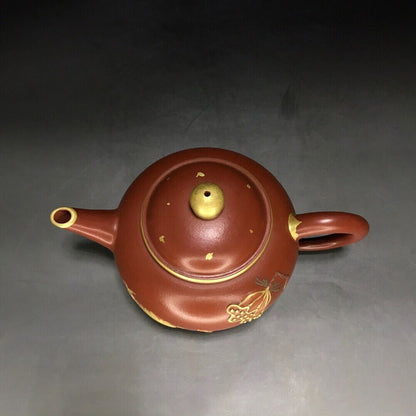 vintage chinese yixing purple clay teapot zisha ceremony teaware collection rare