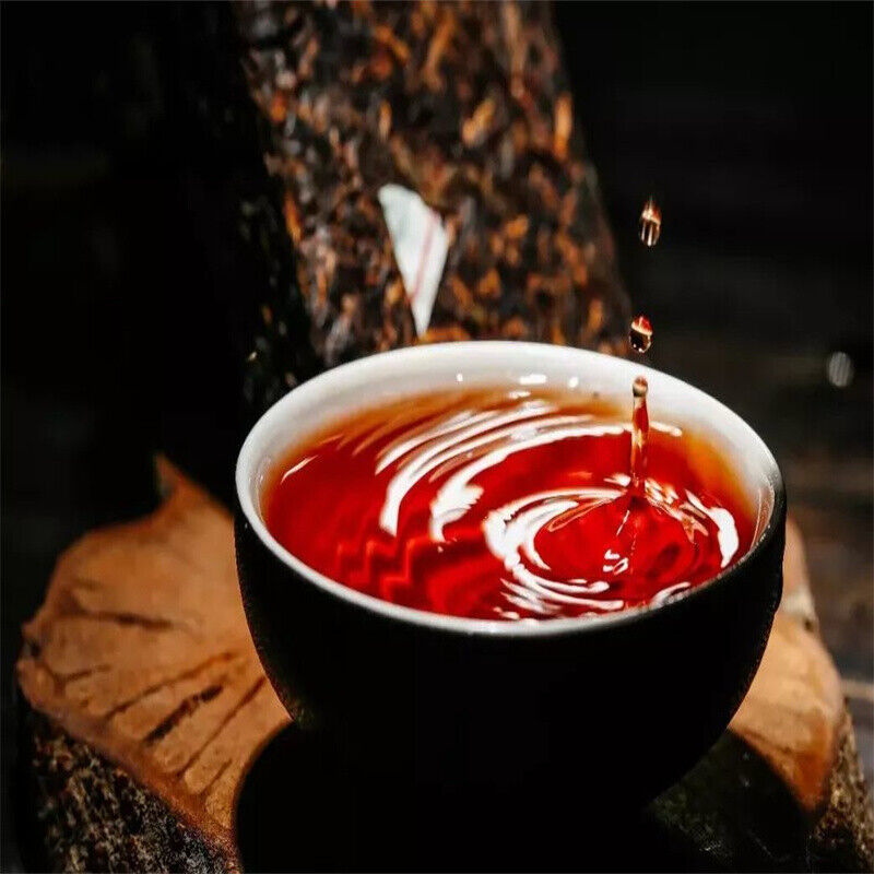 Top-Grade Pu'er Ripe Tea Bricks Yunnan Aged Pu-Er Black Tea Health 250g