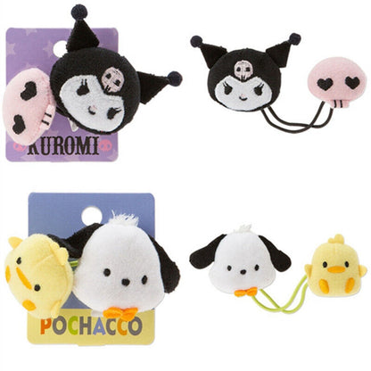 Gemini Melody Pudding Dog Cartoon Plush Toy Hair Rope Hair Loop