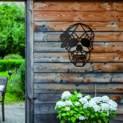 Skull Art Wall Decor Metal Wall Decor Halloween Decor, Decor Modern Art