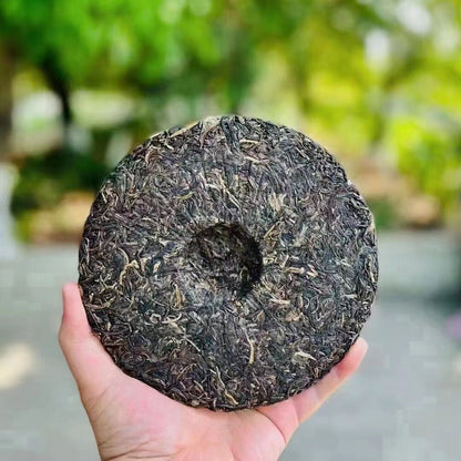 357g Yunnan Aged Pu'er Tea 2013 Lancang Old Pu-erh Raw Tea Cake Puerh Cake Tea