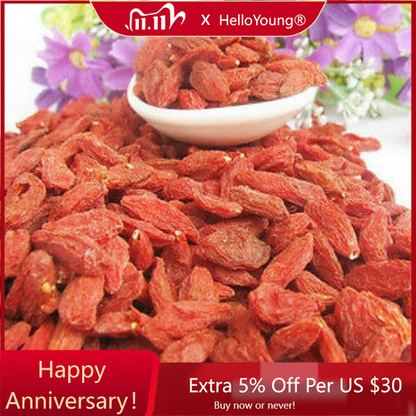 250g Herbs Dry Oragnic Goji Berries Nespera Natural Wolfberry Chinese Herbal Tea