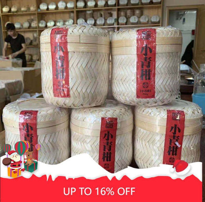 Pu'er Ripe Tea250g新会生晒小青柑普洱熟茶 Xinhui Xiaoqingguan