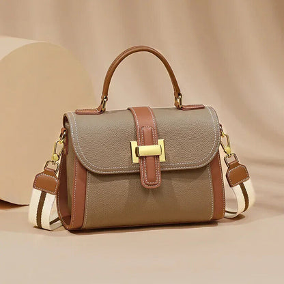 Women's Genuine Leather Shoulder Bag Fashion Versatile Handbag Messenger Bag