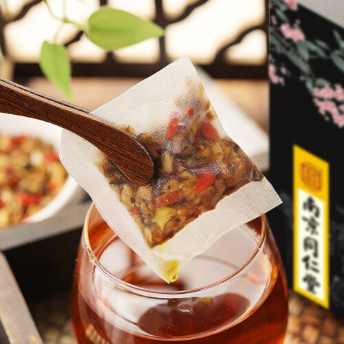 2box 人参五宝茶5g*30bags 同仁堂 Healthy Herbal Tea For Man 枸杞 黄精 桑葚 玛咖 红枣人参茶