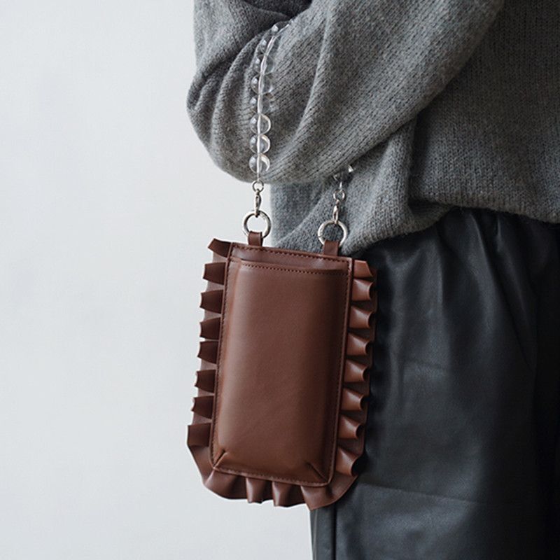 Messenger Bag Genuine Leather Handbag Small Flap Phone Purse Shoulder Handbags