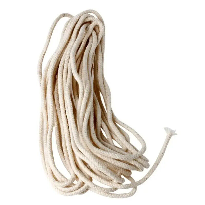 Alcohol Lamp Wicks 5m Long 2~8 Round Cotton Burner Oil Fuel Absorption Materials