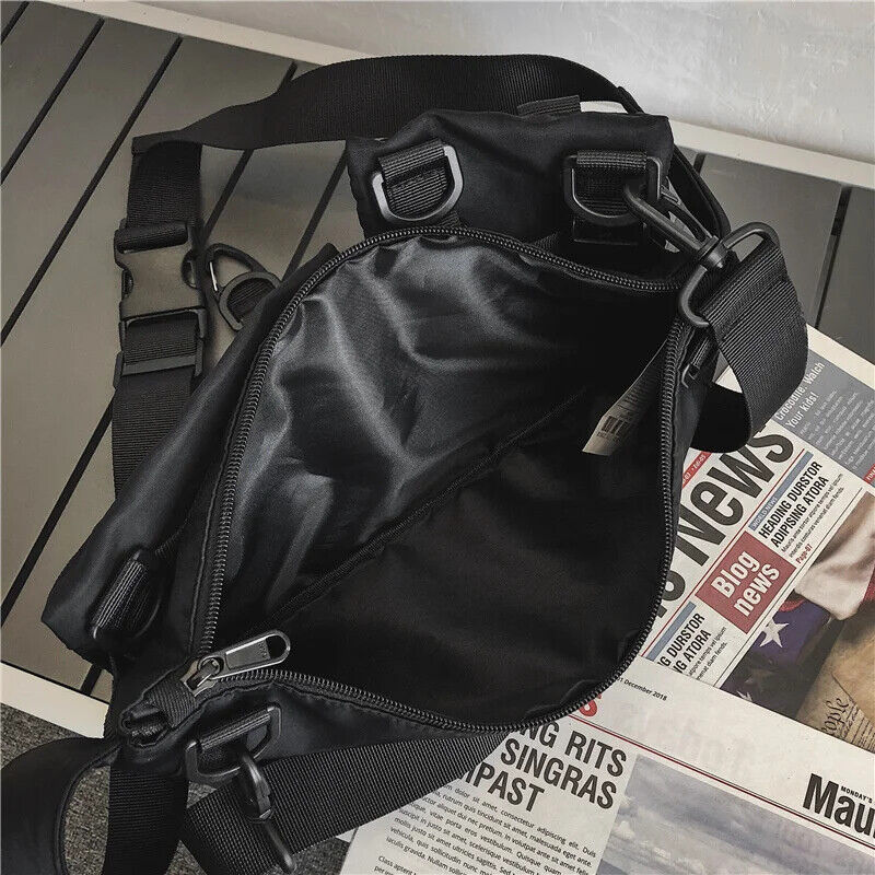 Multi Pocket Tactical Pack Phone Pouch Outdoor Running Chest Belt Bags