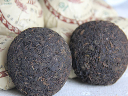 100g China Natural Ripe Puer Tea Yunnan Mini Puerh Tea Healthy Black Tea Ball