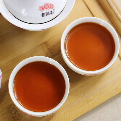 2010 Haiwan Lao Tong Zhi Old Comrade 908 Mini Pu'er Tea Cake Puerh Ripe 200g