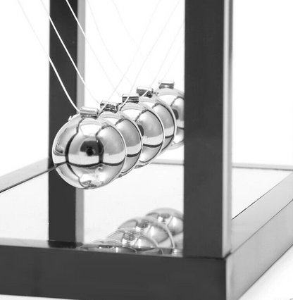 Educational Desk Toy Early Fun Development Gift Newton Cradle Steel Balance Ball