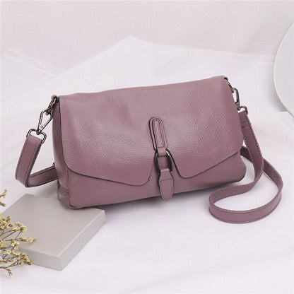 Pure Leather Handbag Shoulder Messenger Bag Female Layer Leather Portable Bag