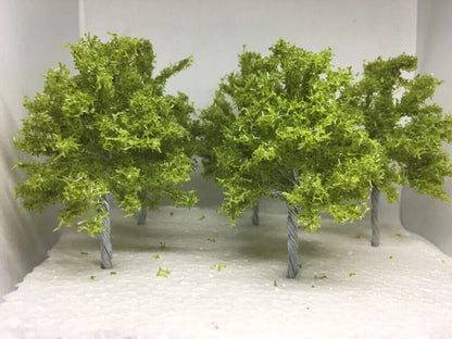 Miniature Tree Model 3-5Pcs Architecture Railway Landscape Scenery Decor 10-15cm