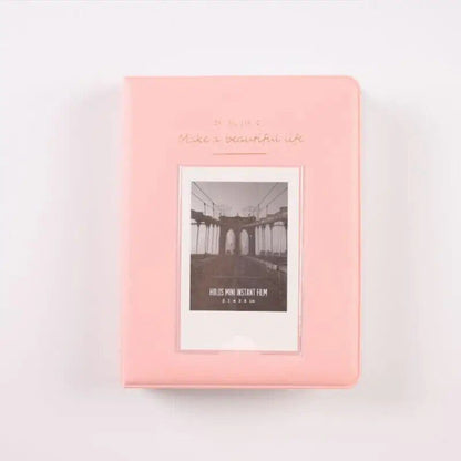 Photo Album 64 Pockets Mini Polaroid Photocard Holder Scrapbook Pictures Storage