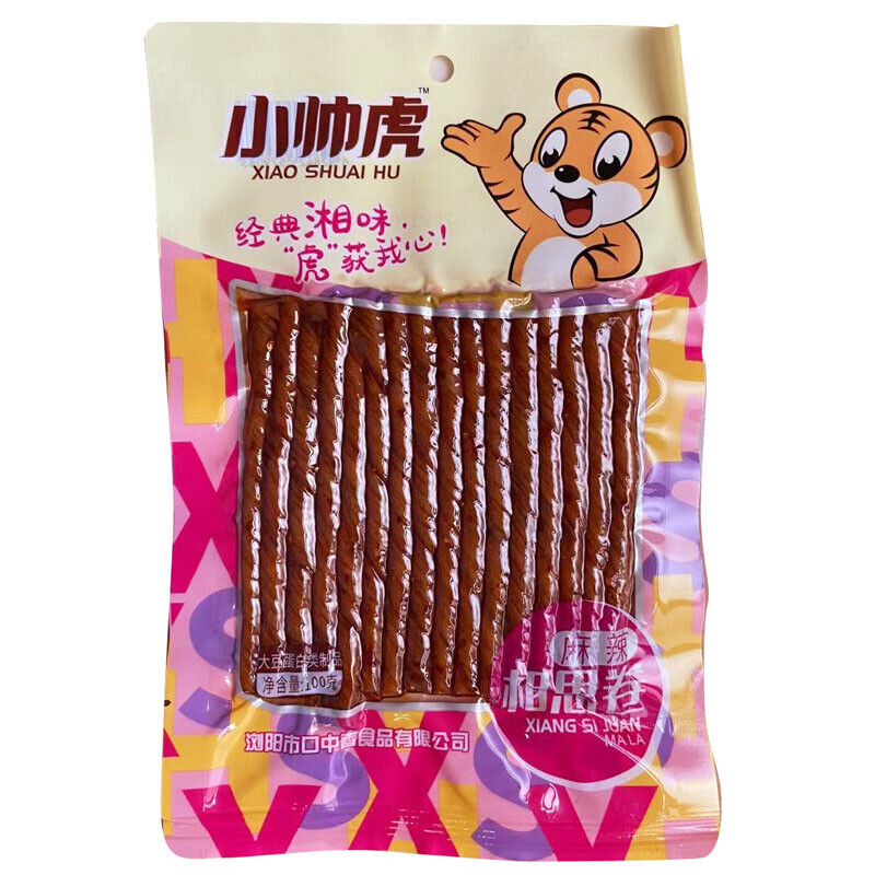 小帅虎相思卷豆制品休闲零食 Little Handsome Tiger Acacia Rolled Bean Products Casual Snacks