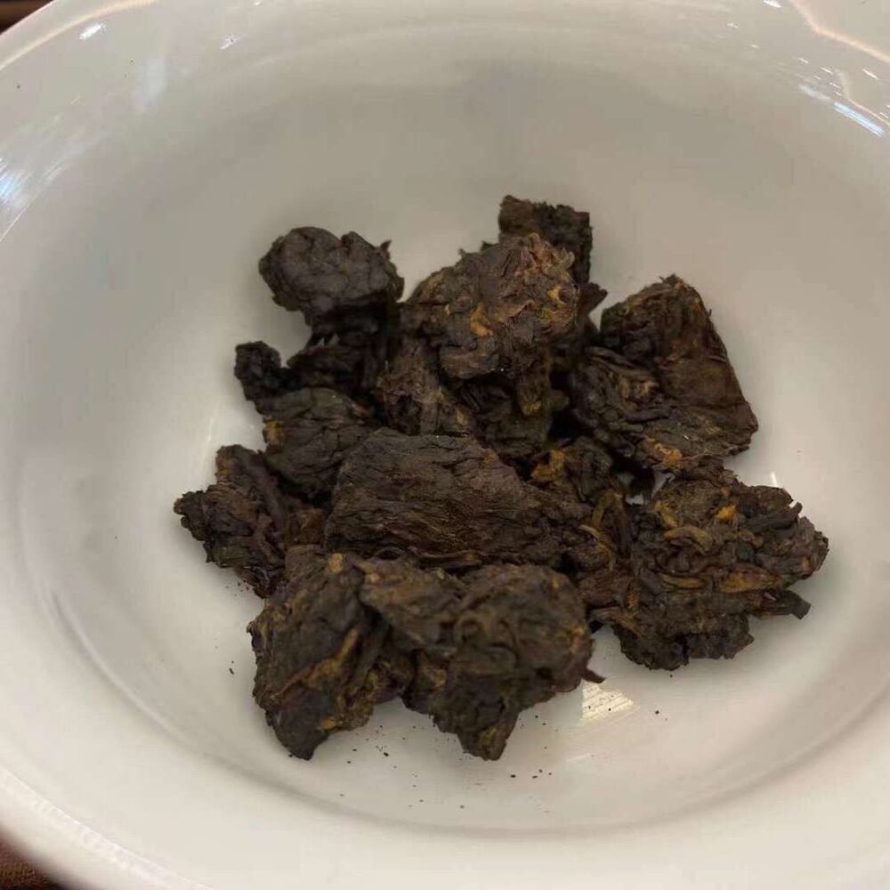 2021 Year TAETEA Yunnan Dayi Lao Cha Tou Cooked Puer Puerh Tea Brick 250g Ripe
