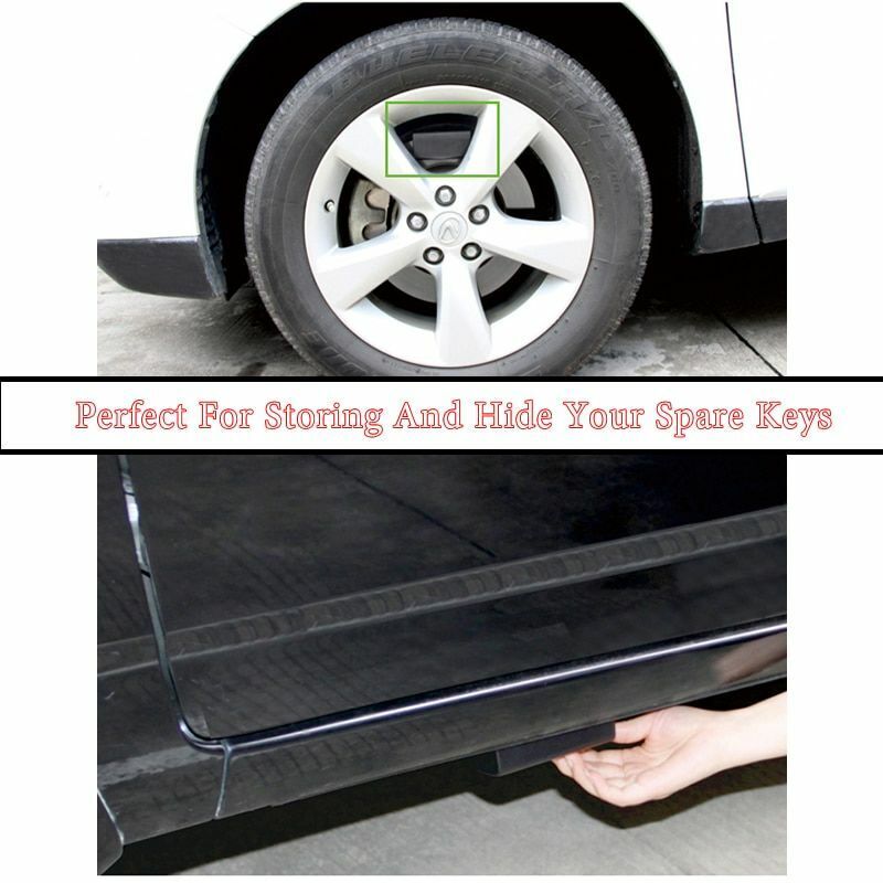 Stash Key Safe Storage Box Plastic Magnetic Portable Car Home Hidden Keys Holder