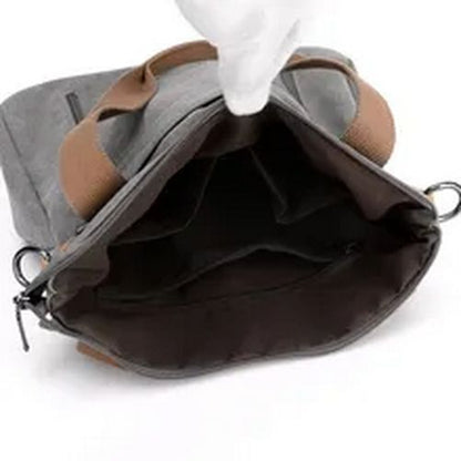 Canvas Shoulder Bag Fashion Large Capacity Crossbody Purse Polyester Handbags
