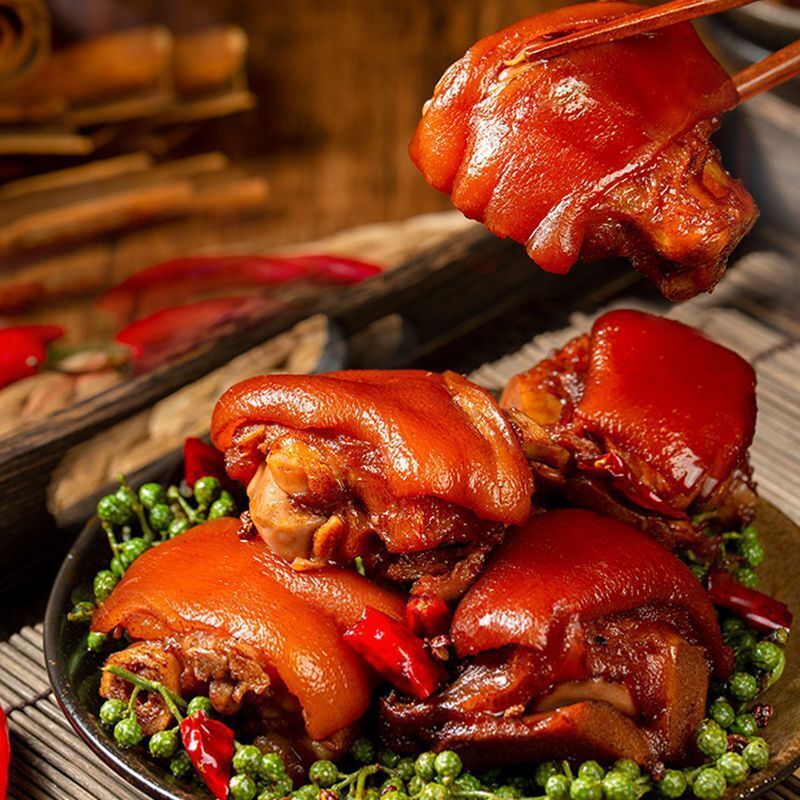 Pork Trotter Vacuum Spicy Pork Trotter Casual Snack Pork Hand Ready To Eat 200g