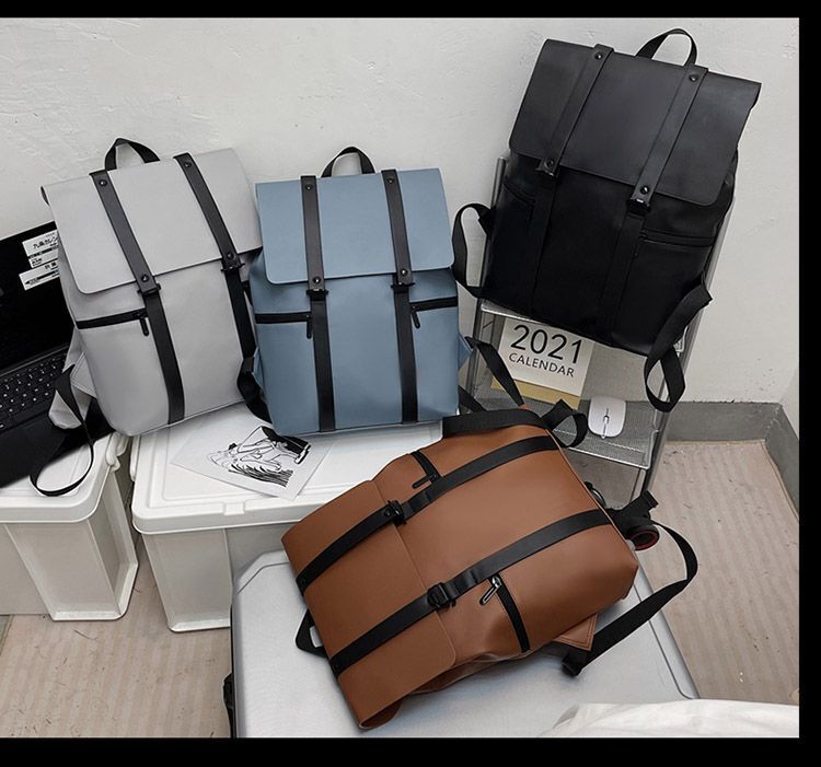 Backpack Waterproof Book Bag Traveling Rucksack Laptop Polyester Purse 26*30 CM