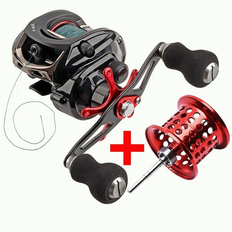 Baitcasting Fishing Reel Equipped Strands Line Braking Power Quality Ultra Light