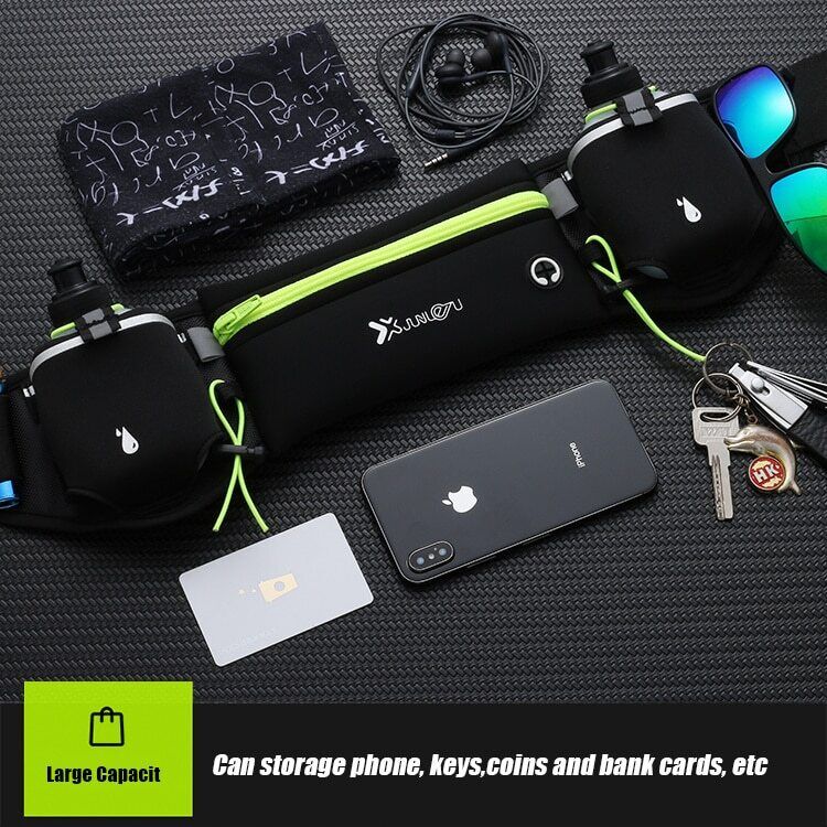Pocket Running Belt Running Waist Bag Phone Sports Woman Pack Water Bottle