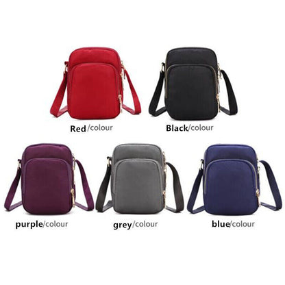 Women Crossbody Zipper Mobile Phone Shoulder Bag Lady Female Handbag
